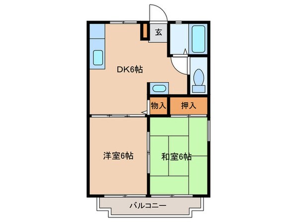 ヴァンヴェールＫＯＭＩＹＡの物件間取画像